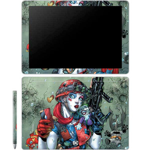 DC Comics Harley Quinn Little Black Book Cover#47 New 52 Art by Jim Lee Galaxy Book 12in Skin
