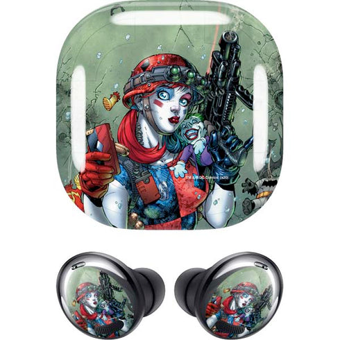 DC Comics Harley Quinn Little Black Book Cover#47 New 52 Art by Jim Lee Galaxy Buds Pro Skin