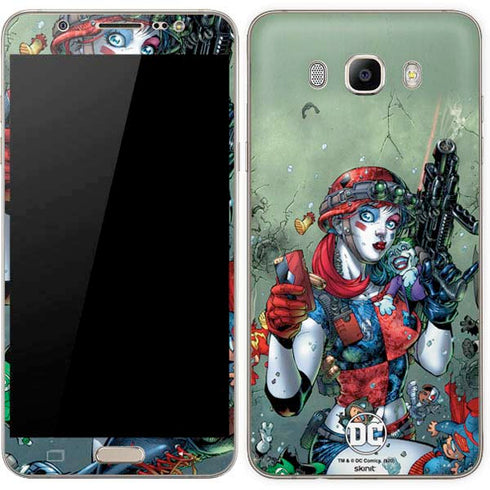 DC Comics Harley Quinn Little Black Book Cover#47 New 52 Art by Jim Lee Galaxy J7 Skin