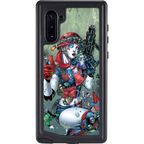 DC Comics Harley Quinn Little Black Book Cover#47 New 52 Art by Jim Lee Galaxy Note 10 Waterproof Case