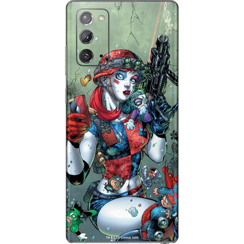 DC Comics Harley Quinn Little Black Book Cover#47 New 52 Art by Jim Lee Galaxy Note20 5G Skin
