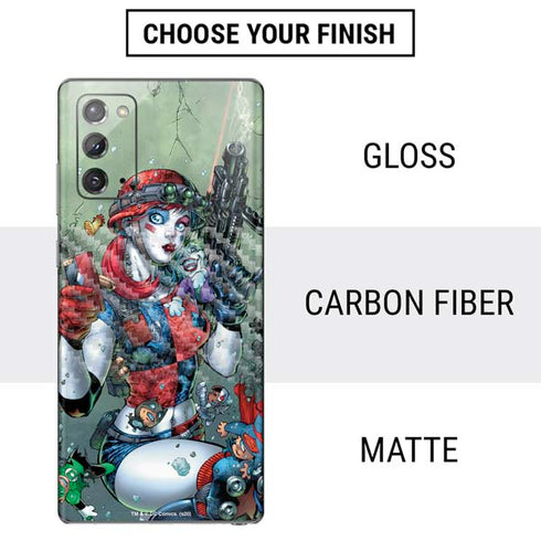 DC Comics Harley Quinn Little Black Book Cover#47 New 52 Art by Jim Lee Galaxy Note20 5G Skin