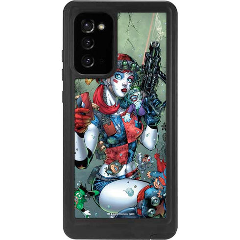 DC Comics Harley Quinn Little Black Book Cover#47 New 52 Art by Jim Lee Galaxy Note20 5G Waterproof Case