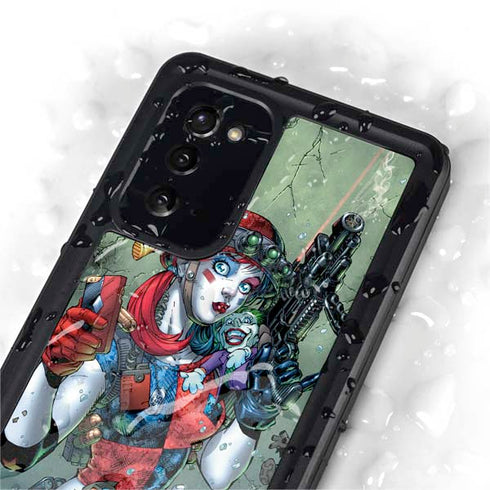 DC Comics Harley Quinn Little Black Book Cover#47 New 52 Art by Jim Lee Galaxy Note20 5G Waterproof Case