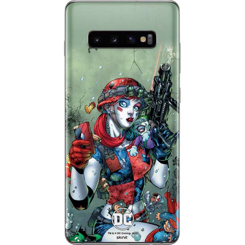 DC Comics Harley Quinn Little Black Book Cover#47 New 52 Art by Jim Lee Galaxy S10 Plus Skin