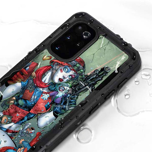 DC Comics Harley Quinn Little Black Book Cover#47 New 52 Art by Jim Lee Galaxy S20 Plus Waterproof Case