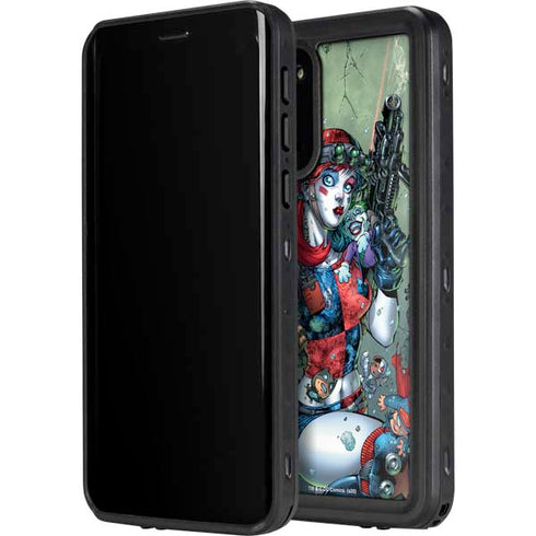 DC Comics Harley Quinn Little Black Book Cover#47 New 52 Art by Jim Lee Galaxy S20 Waterproof Case