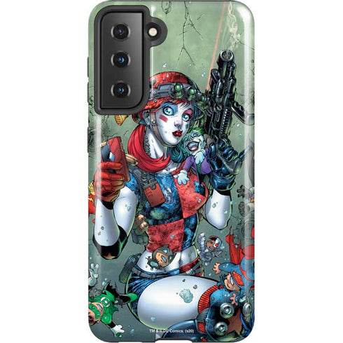 DC Comics Harley Quinn Little Black Book Cover#47 New 52 Art by Jim Lee Galaxy S21 5G Pro Case
