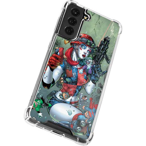 DC Comics Harley Quinn Little Black Book Cover#47 New 52 Art by Jim Lee Galaxy S21 FE Clear Case