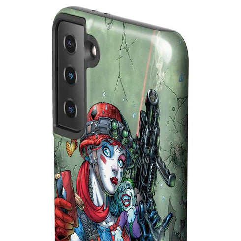 DC Comics Harley Quinn Little Black Book Cover#47 New 52 Art by Jim Lee Galaxy S21 FE Pro Case
