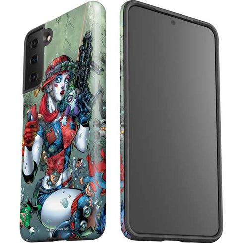 DC Comics Harley Quinn Little Black Book Cover#47 New 52 Art by Jim Lee Galaxy S21 Plus 5G Pro Case