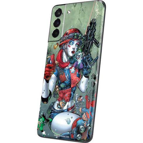 DC Comics Harley Quinn Little Black Book Cover#47 New 52 Art by Jim Lee Galaxy S21 Plus 5G Skin