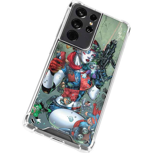 DC Comics Harley Quinn Little Black Book Cover#47 New 52 Art by Jim Lee Galaxy S21 Ultra 5G Clear Case
