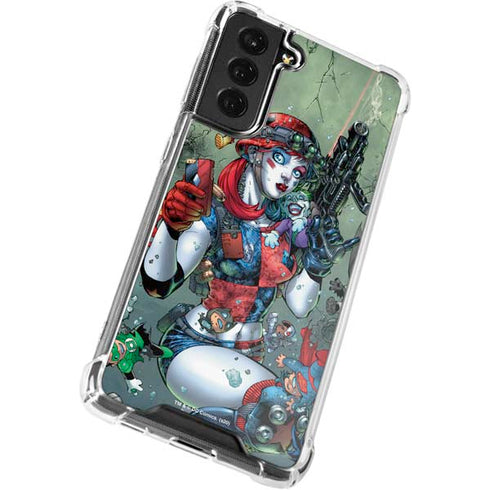 DC Comics Harley Quinn Little Black Book Cover#47 New 52 Art by Jim Lee Galaxy S22 Plus Clear Case