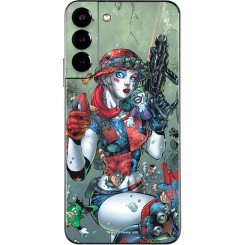 DC Comics Harley Quinn Little Black Book Cover#47 New 52 Art by Jim Lee Galaxy S22 Plus Skin