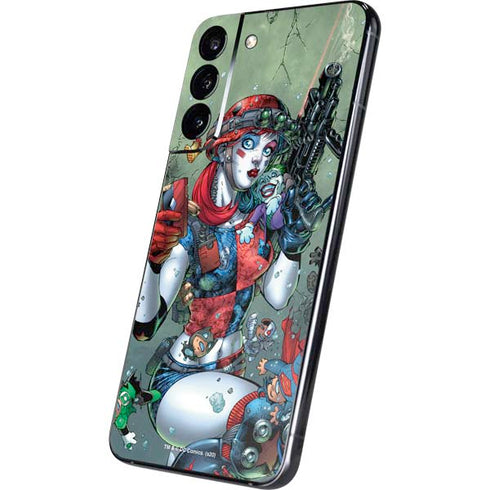 DC Comics Harley Quinn Little Black Book Cover#47 New 52 Art by Jim Lee Galaxy S22 Plus Skin