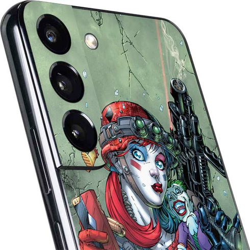 DC Comics Harley Quinn Little Black Book Cover#47 New 52 Art by Jim Lee Galaxy S22 Plus Skin