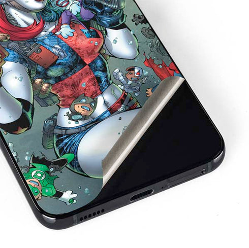 DC Comics Harley Quinn Little Black Book Cover#47 New 52 Art by Jim Lee Galaxy S22 Plus Skin