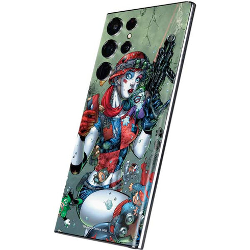 DC Comics Harley Quinn Little Black Book Cover#47 New 52 Art by Jim Lee Galaxy S22 Ultra Skin