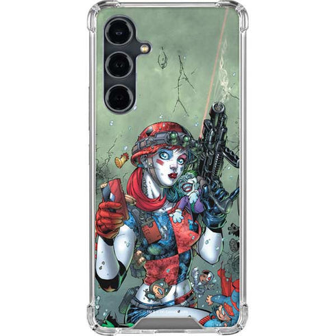 DC Comics Harley Quinn Little Black Book Cover#47 New 52 Art by Jim Lee Galaxy S23 FE Clear Case