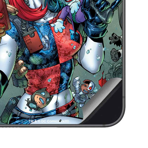 DC Comics Harley Quinn Little Black Book Cover#47 New 52 Art by Jim Lee Galaxy S23 FE Skin