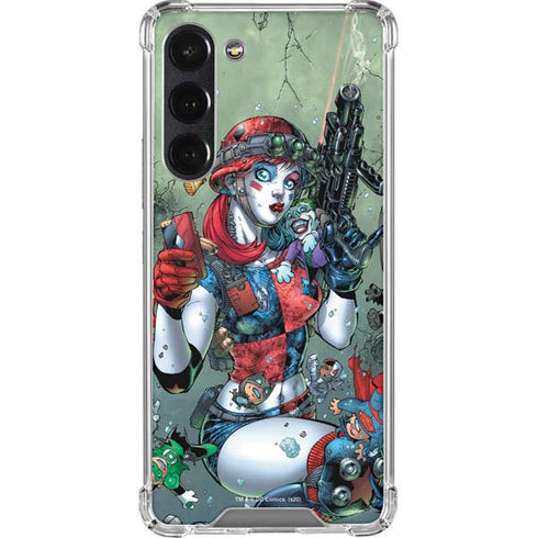 DC Comics Harley Quinn Little Black Book Cover#47 New 52 Art by Jim Lee Galaxy S23 Plus Clear Case