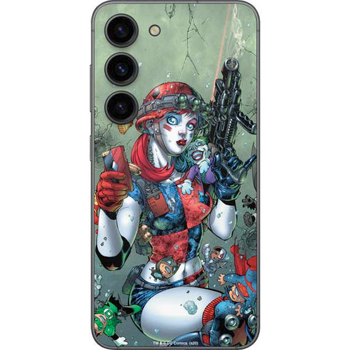 DC Comics Harley Quinn Little Black Book Cover#47 New 52 Art by Jim Lee Galaxy S23 Skin