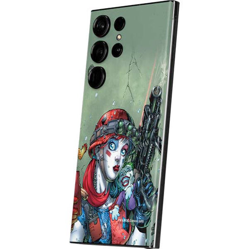 DC Comics Harley Quinn Little Black Book Cover#47 New 52 Art by Jim Lee Galaxy S23 Ultra Skin