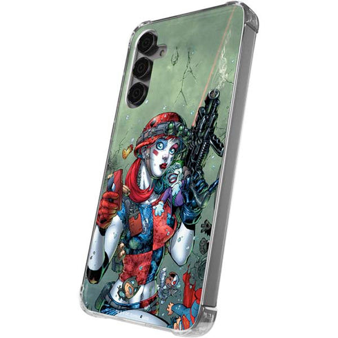 DC Comics Harley Quinn Little Black Book Cover#47 New 52 Art by Jim Lee Galaxy S24 Plus Clear Case