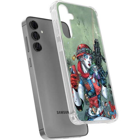 DC Comics Harley Quinn Little Black Book Cover#47 New 52 Art by Jim Lee Galaxy S24 Plus Clear Case