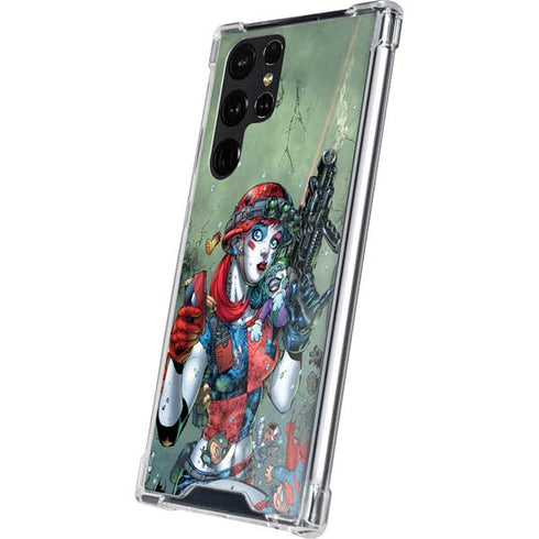 DC Comics Harley Quinn Little Black Book Cover#47 New 52 Art by Jim Lee Galaxy S24 Ultra Clear Case
