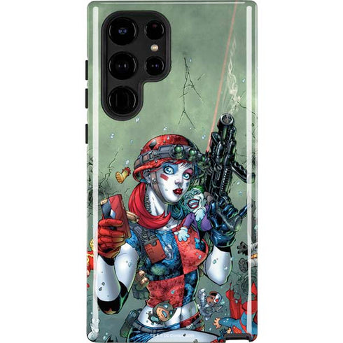 DC Comics Harley Quinn Little Black Book Cover#47 New 52 Art by Jim Lee Galaxy S24 Ultra Impact Case