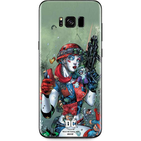 DC Comics Harley Quinn Little Black Book Cover#47 New 52 Art by Jim Lee Galaxy S8 Plus Skin