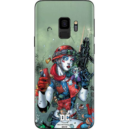 DC Comics Harley Quinn Little Black Book Cover#47 New 52 Art by Jim Lee Galaxy S9 Skin