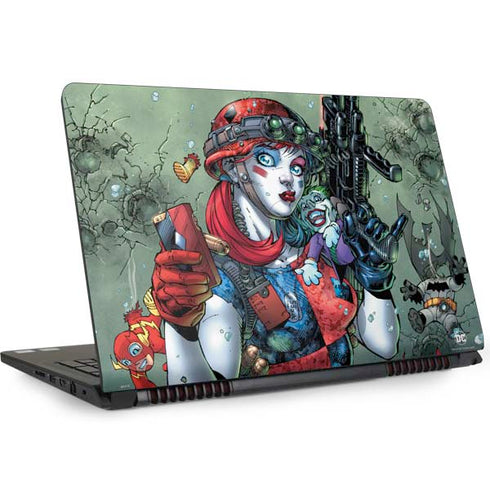 DC Comics Harley Quinn Little Black Book Cover#47 New 52 Art by Jim Lee Dell Inspiron Skin