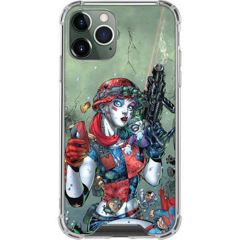 DC Comics Harley Quinn Little Black Book Cover#47 New 52 Art by Jim Lee iPhone 11 Pro Max Clear Case