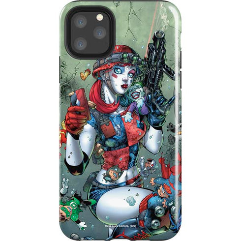 DC Comics Harley Quinn Little Black Book Cover#47 New 52 Art by Jim Lee iPhone 11 Pro Max Impact Case