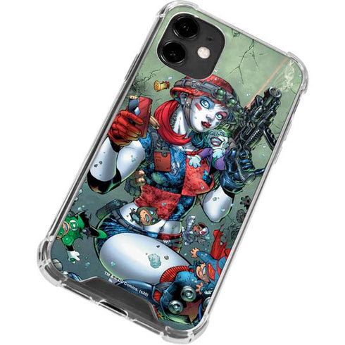 DC Comics Harley Quinn Little Black Book Cover#47 New 52 Art by Jim Lee iPhone 12 Clear Case