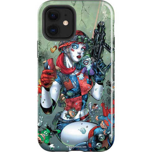 DC Comics Harley Quinn Little Black Book Cover#47 New 52 Art by Jim Lee iPhone 12 Impact Case