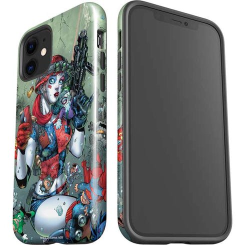 DC Comics Harley Quinn Little Black Book Cover#47 New 52 Art by Jim Lee iPhone 12 Impact Case