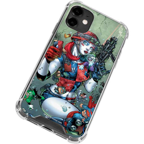 DC Comics Harley Quinn Little Black Book Cover#47 New 52 Art by Jim Lee iPhone 12 Mini Clear Case