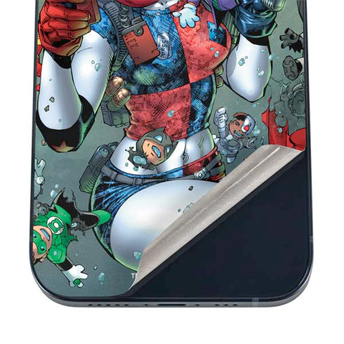 DC Comics Harley Quinn Little Black Book Cover#47 New 52 Art by Jim Lee iPhone 12 Mini Skin