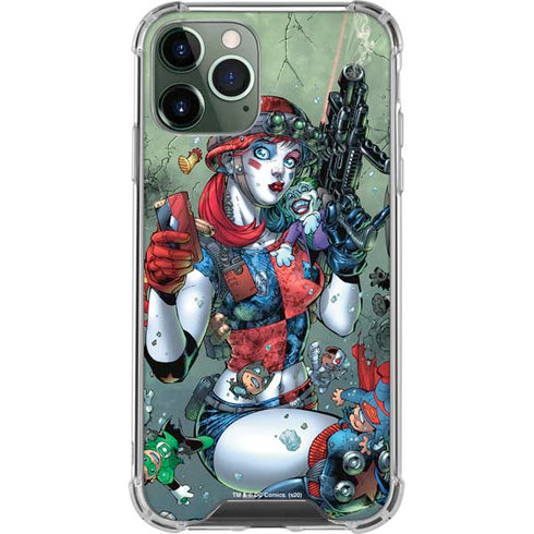 DC Comics Harley Quinn Little Black Book Cover#47 New 52 Art by Jim Lee iPhone 12 Pro Clear Case