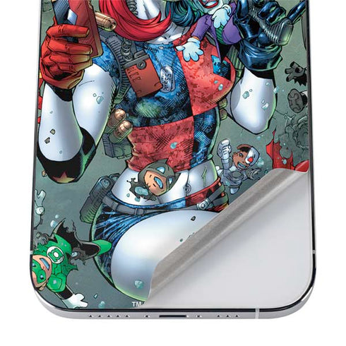 DC Comics Harley Quinn Little Black Book Cover#47 New 52 Art by Jim Lee iPhone 12 Pro Max Skin