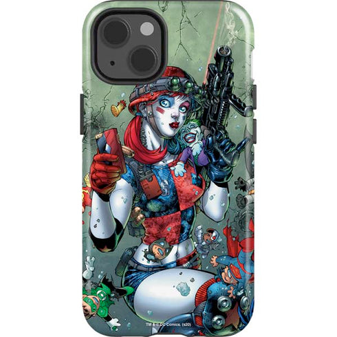 DC Comics Harley Quinn Little Black Book Cover#47 New 52 Art by Jim Lee iPhone 13 Impact Case