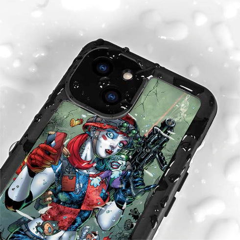 DC Comics Harley Quinn Little Black Book Cover#47 New 52 Art by Jim Lee iPhone 13 Mini Waterproof Case
