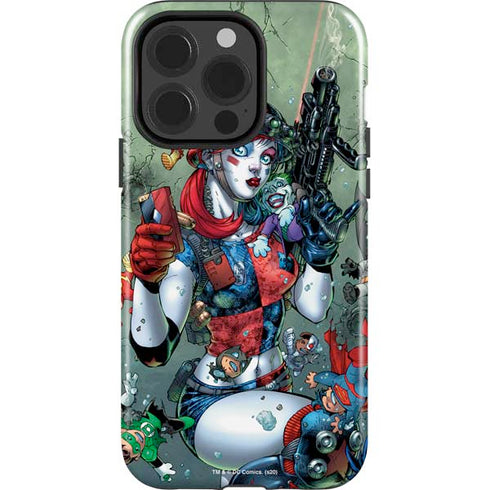DC Comics Harley Quinn Little Black Book Cover#47 New 52 Art by Jim Lee iPhone 13 Pro Impact Case