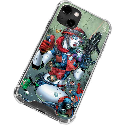 DC Comics Harley Quinn Little Black Book Cover#47 New 52 Art by Jim Lee iPhone 14 Clear Case