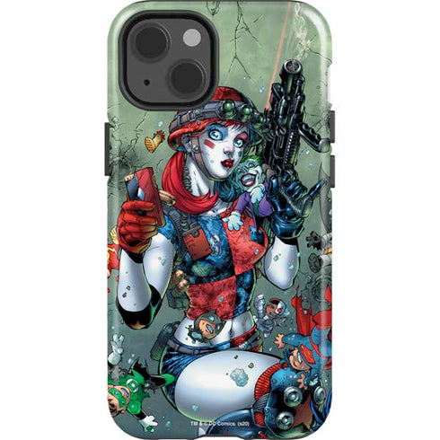 DC Comics Harley Quinn Little Black Book Cover#47 New 52 Art by Jim Lee iPhone 14 Impact Case