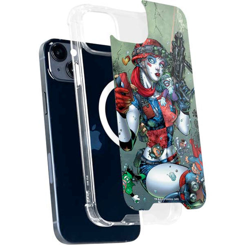 DC Comics Harley Quinn Little Black Book Cover#47 New 52 Art by Jim Lee iPhone 15 Plus MagSafe Case